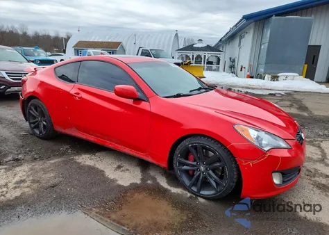 2010 Hyundai Genesis Coupe 3.8L z USA, uszkodzony, nr VIN KMHHU6KH8AU005210